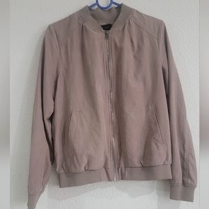 Be cool tan bomber jacket L